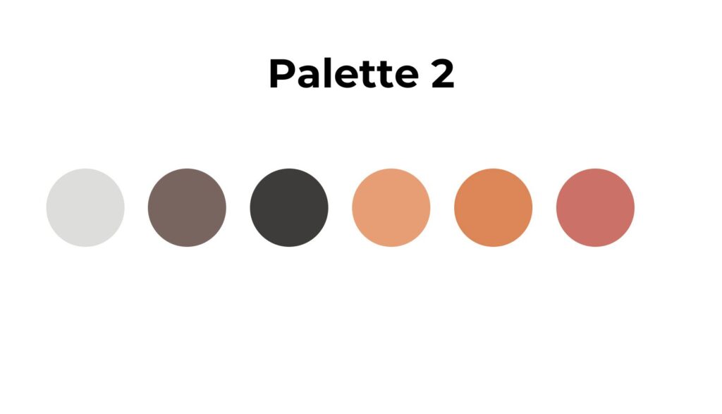 Eyeshadow palette 6 colors